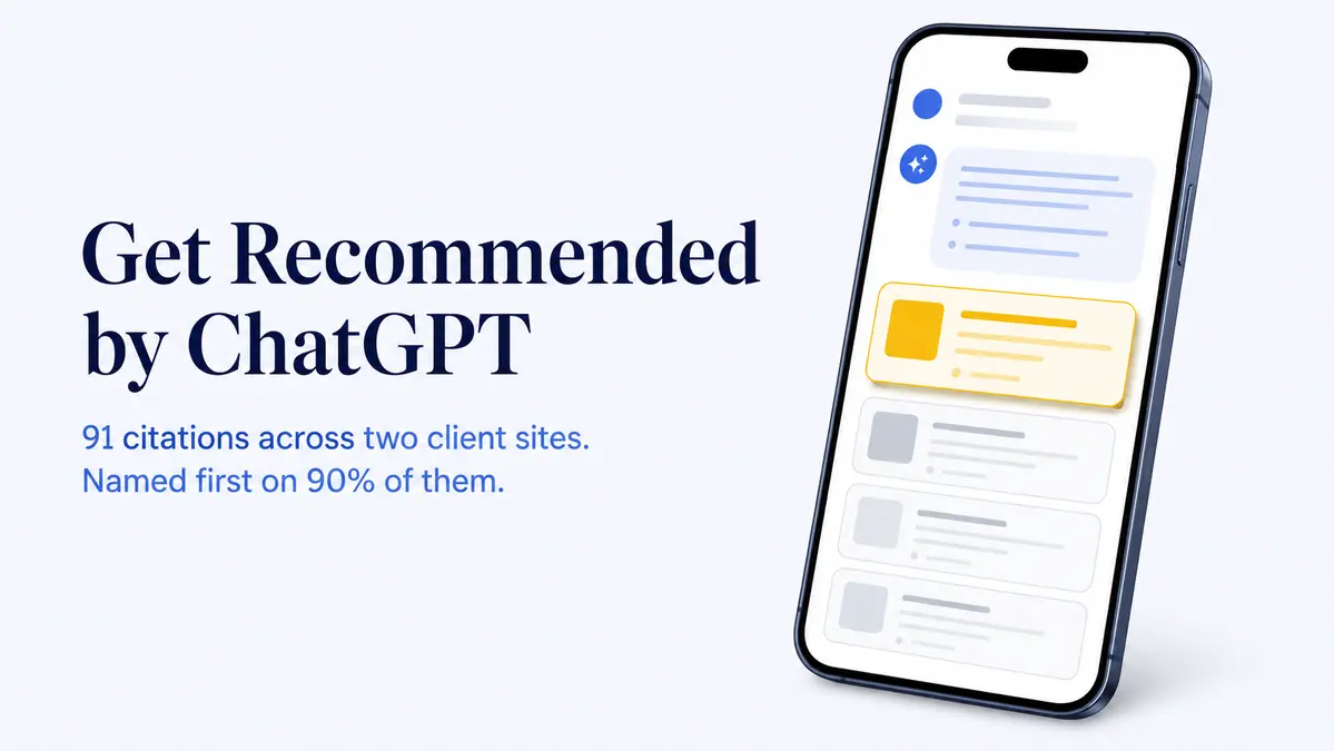 How to Get Your Business Recommended by ChatGPT and Cited in AI Overviews